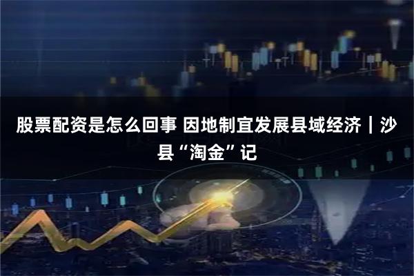 股票配资是怎么回事 因地制宜发展县域经济｜沙县“淘金”记