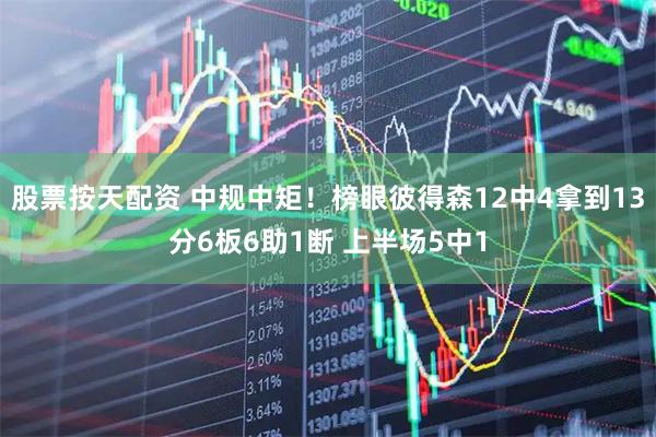 股票按天配资 中规中矩！榜眼彼得森12中4拿到13分6板6助1断 上半场5中1
